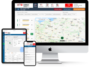 Image displaying Limestone Digital's innovative logistics solution integrated within a supply chain management system.